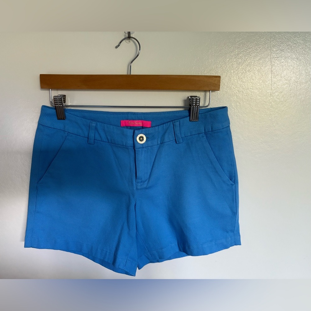 Lilly Pulitzer, Callahan Stretch Short in Zanzibar Blue, NWT, Size 0